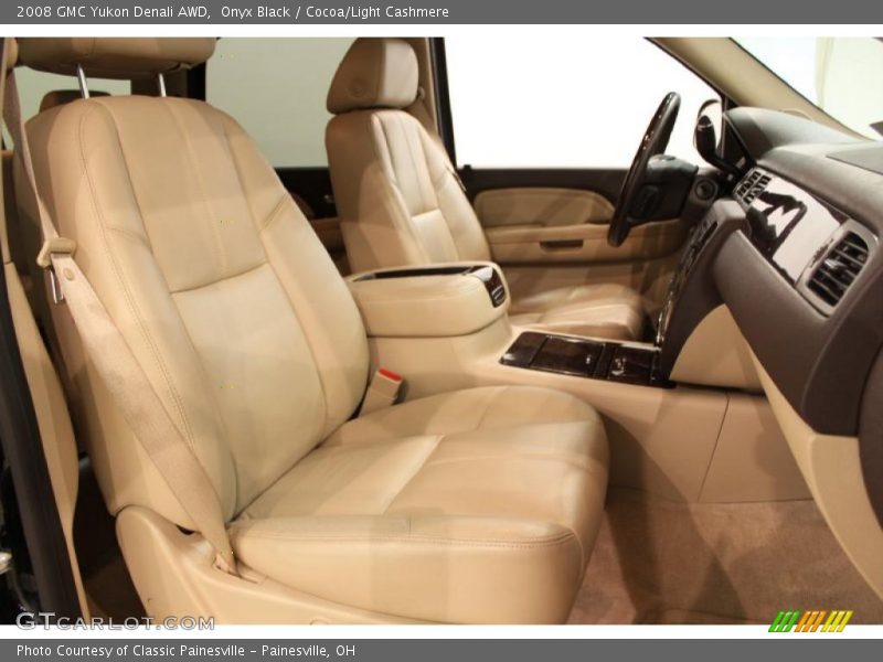 Onyx Black / Cocoa/Light Cashmere 2008 GMC Yukon Denali AWD