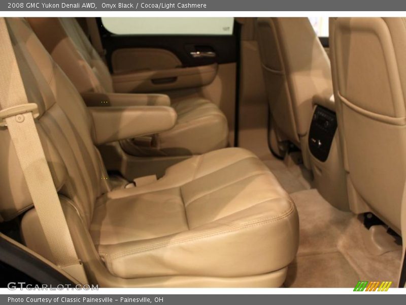 Onyx Black / Cocoa/Light Cashmere 2008 GMC Yukon Denali AWD
