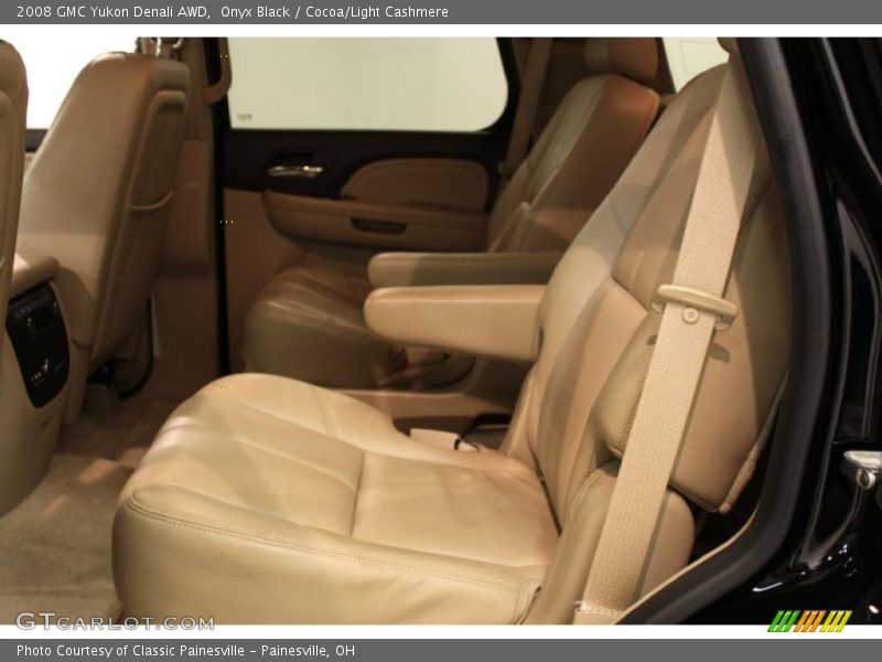 Onyx Black / Cocoa/Light Cashmere 2008 GMC Yukon Denali AWD