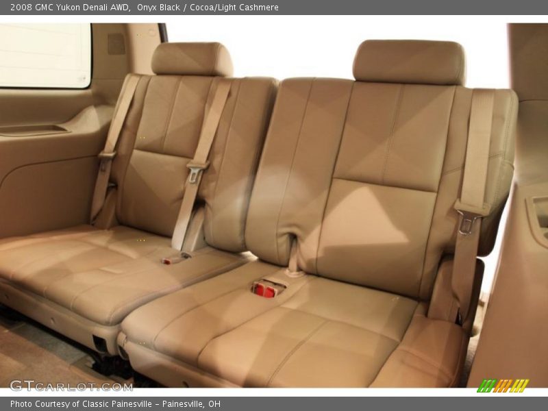 Onyx Black / Cocoa/Light Cashmere 2008 GMC Yukon Denali AWD