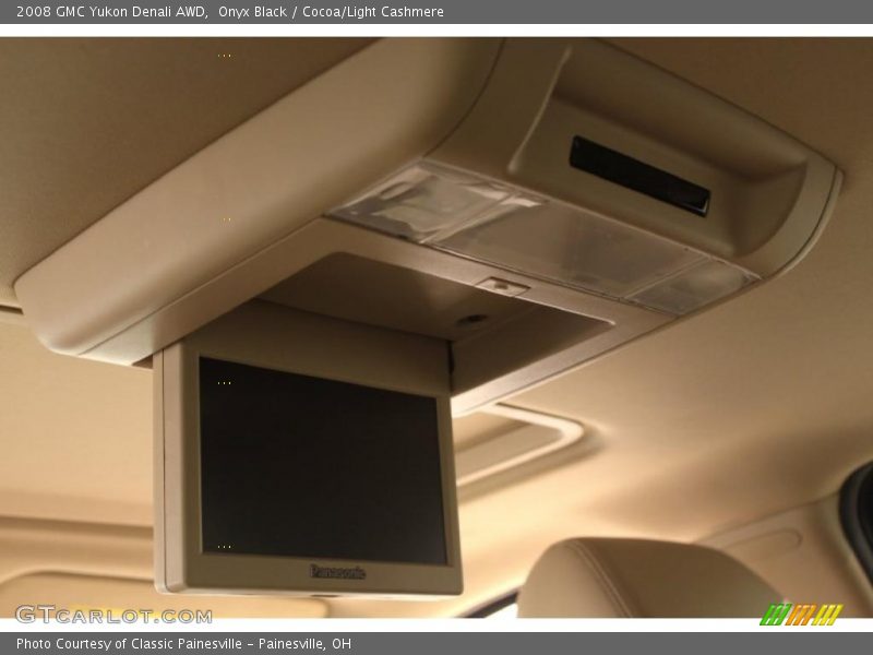 Onyx Black / Cocoa/Light Cashmere 2008 GMC Yukon Denali AWD