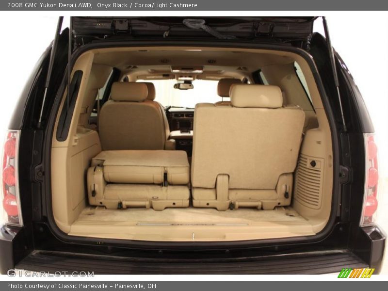 Onyx Black / Cocoa/Light Cashmere 2008 GMC Yukon Denali AWD