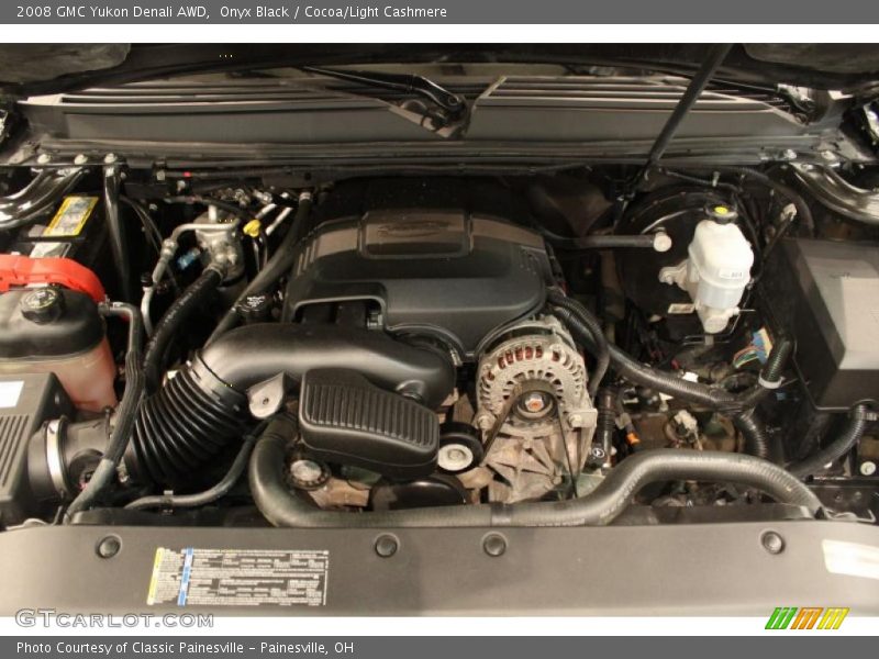 Onyx Black / Cocoa/Light Cashmere 2008 GMC Yukon Denali AWD