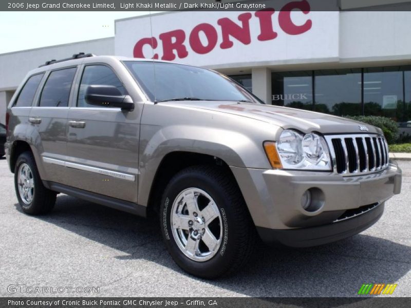 Light Khaki Metallic / Dark Khaki/Light Graystone 2006 Jeep Grand Cherokee Limited
