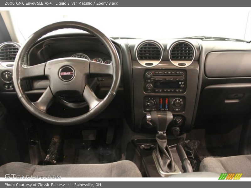 Liquid Silver Metallic / Ebony Black 2006 GMC Envoy SLE 4x4