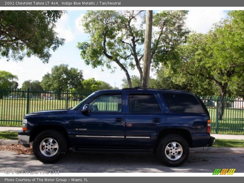 Indigo Blue Metallic / Tan/Neutral 2001 Chevrolet Tahoe LT 4x4