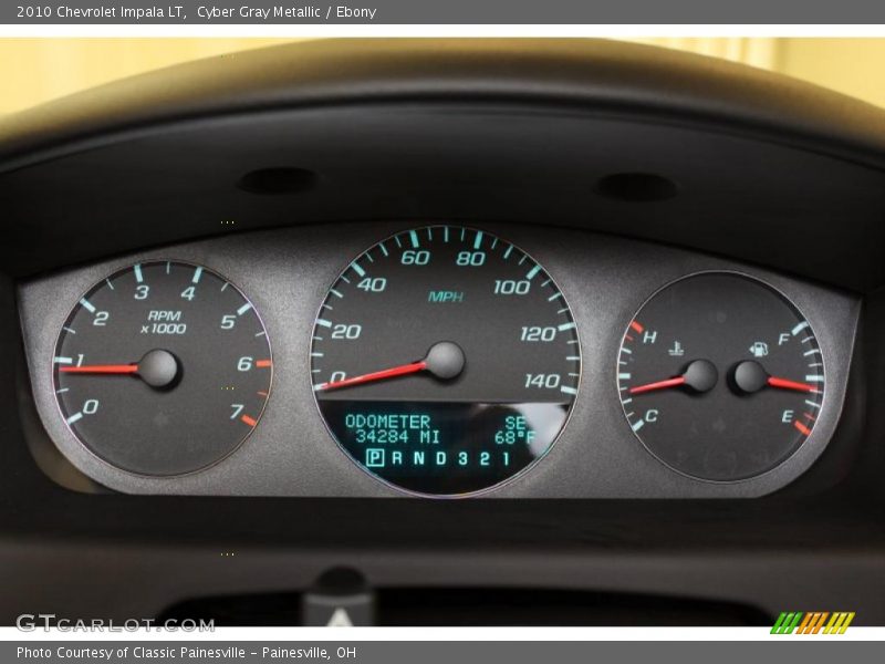 Cyber Gray Metallic / Ebony 2010 Chevrolet Impala LT