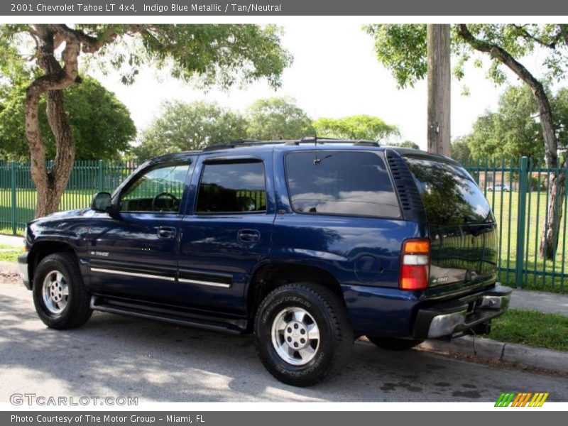 Indigo Blue Metallic / Tan/Neutral 2001 Chevrolet Tahoe LT 4x4