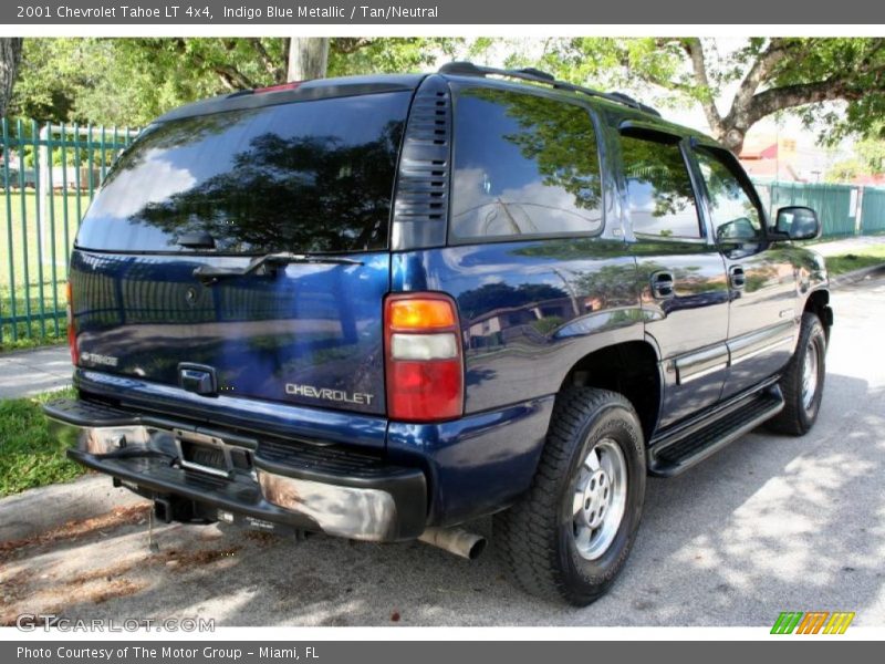 Indigo Blue Metallic / Tan/Neutral 2001 Chevrolet Tahoe LT 4x4