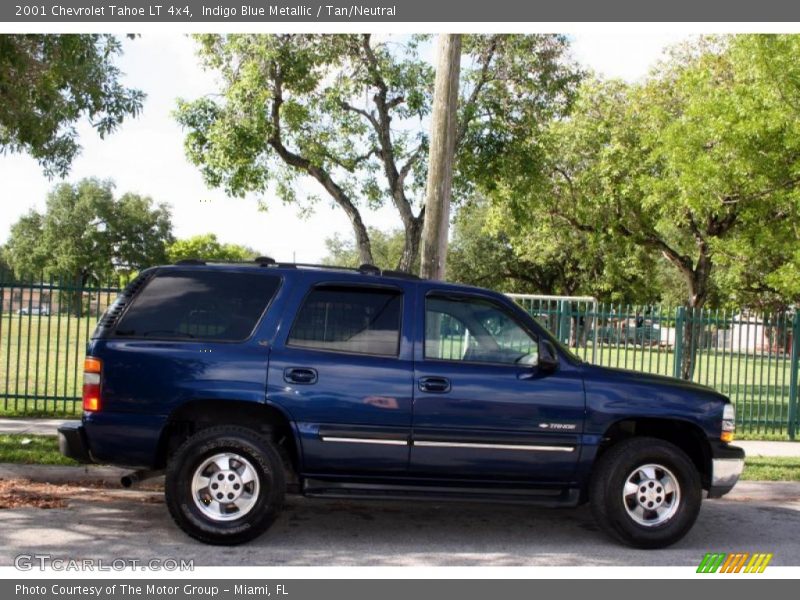 Indigo Blue Metallic / Tan/Neutral 2001 Chevrolet Tahoe LT 4x4