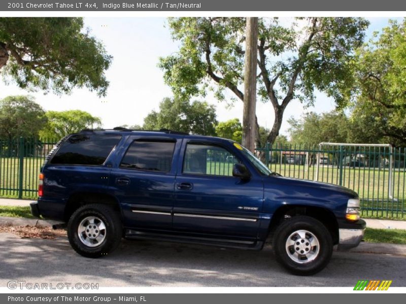 Indigo Blue Metallic / Tan/Neutral 2001 Chevrolet Tahoe LT 4x4