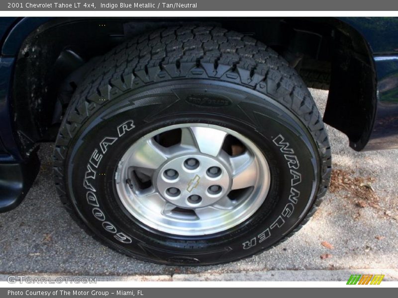 Indigo Blue Metallic / Tan/Neutral 2001 Chevrolet Tahoe LT 4x4