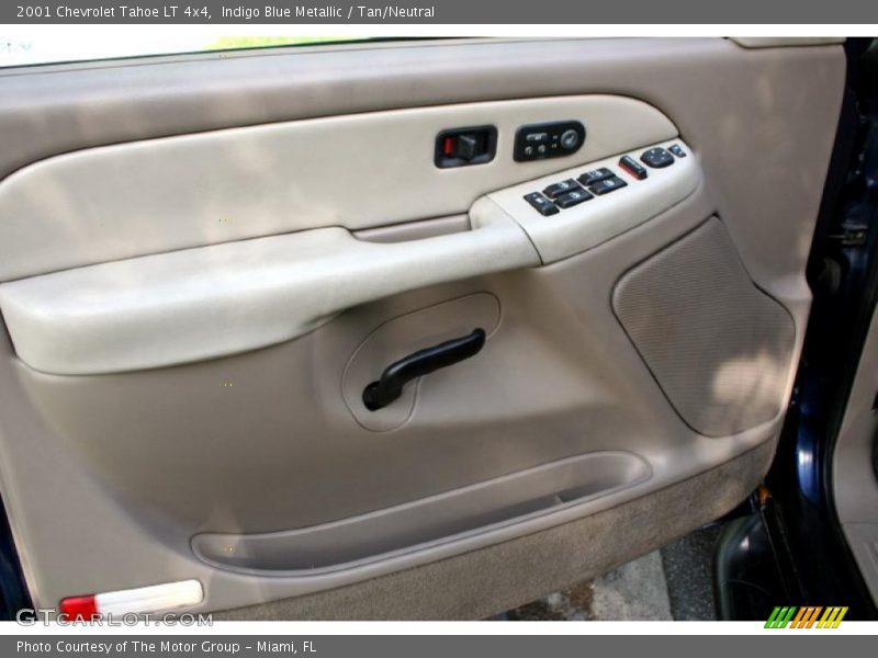 Indigo Blue Metallic / Tan/Neutral 2001 Chevrolet Tahoe LT 4x4