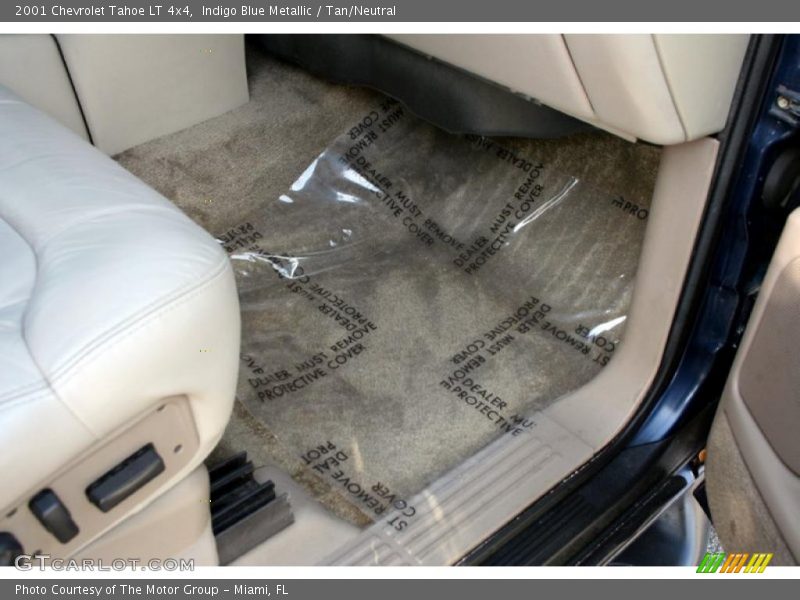 Indigo Blue Metallic / Tan/Neutral 2001 Chevrolet Tahoe LT 4x4