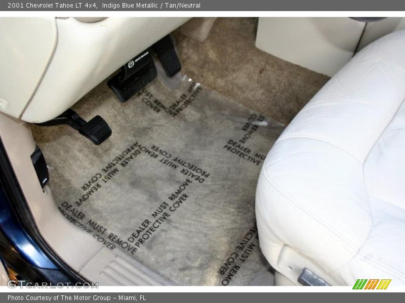 Indigo Blue Metallic / Tan/Neutral 2001 Chevrolet Tahoe LT 4x4