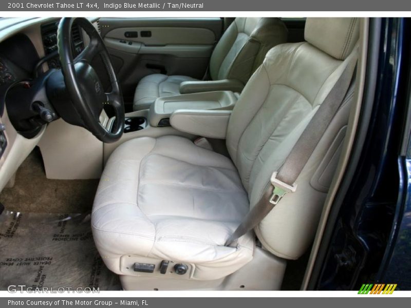 Indigo Blue Metallic / Tan/Neutral 2001 Chevrolet Tahoe LT 4x4