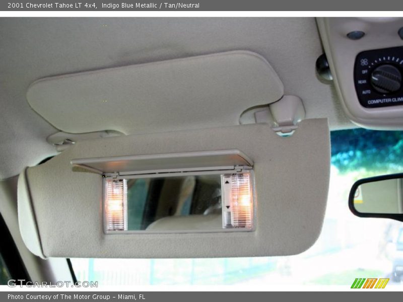 Indigo Blue Metallic / Tan/Neutral 2001 Chevrolet Tahoe LT 4x4
