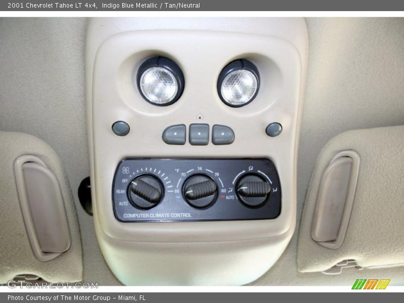 Indigo Blue Metallic / Tan/Neutral 2001 Chevrolet Tahoe LT 4x4