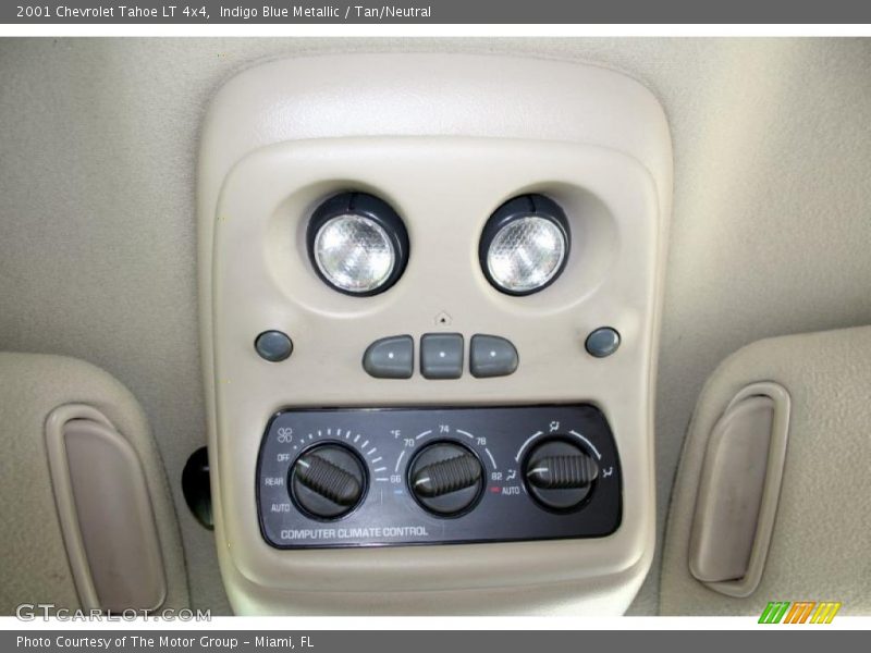 Indigo Blue Metallic / Tan/Neutral 2001 Chevrolet Tahoe LT 4x4