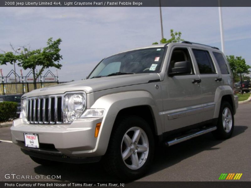 Light Graystone Pearl / Pastel Pebble Beige 2008 Jeep Liberty Limited 4x4