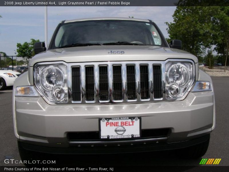 Light Graystone Pearl / Pastel Pebble Beige 2008 Jeep Liberty Limited 4x4