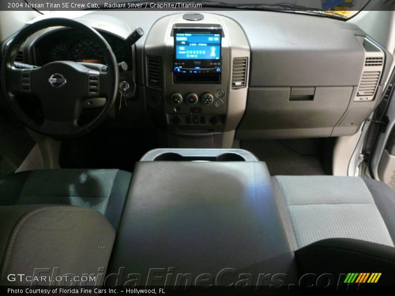 Radiant Silver / Graphite/Titanium 2004 Nissan Titan SE Crew Cab