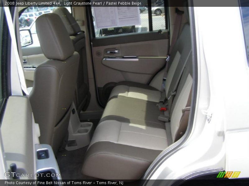Light Graystone Pearl / Pastel Pebble Beige 2008 Jeep Liberty Limited 4x4