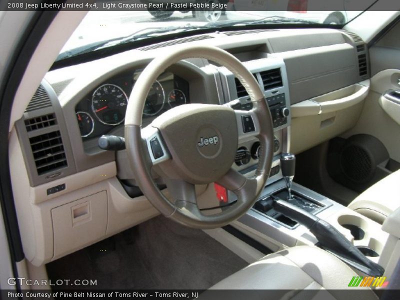 Light Graystone Pearl / Pastel Pebble Beige 2008 Jeep Liberty Limited 4x4