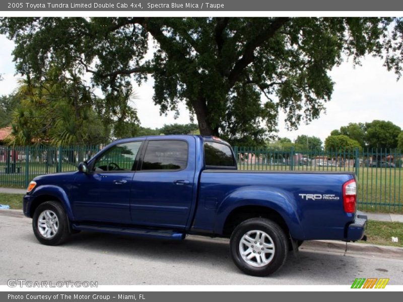 Spectra Blue Mica / Taupe 2005 Toyota Tundra Limited Double Cab 4x4