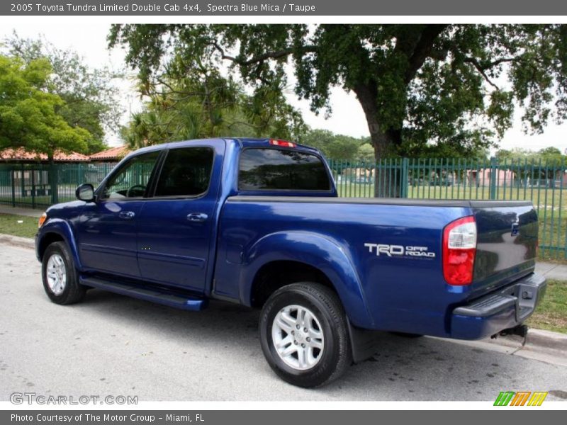 Spectra Blue Mica / Taupe 2005 Toyota Tundra Limited Double Cab 4x4