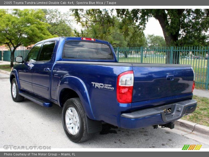 Spectra Blue Mica / Taupe 2005 Toyota Tundra Limited Double Cab 4x4