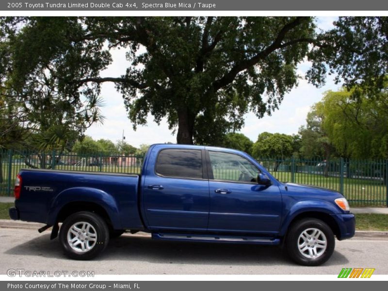 Spectra Blue Mica / Taupe 2005 Toyota Tundra Limited Double Cab 4x4