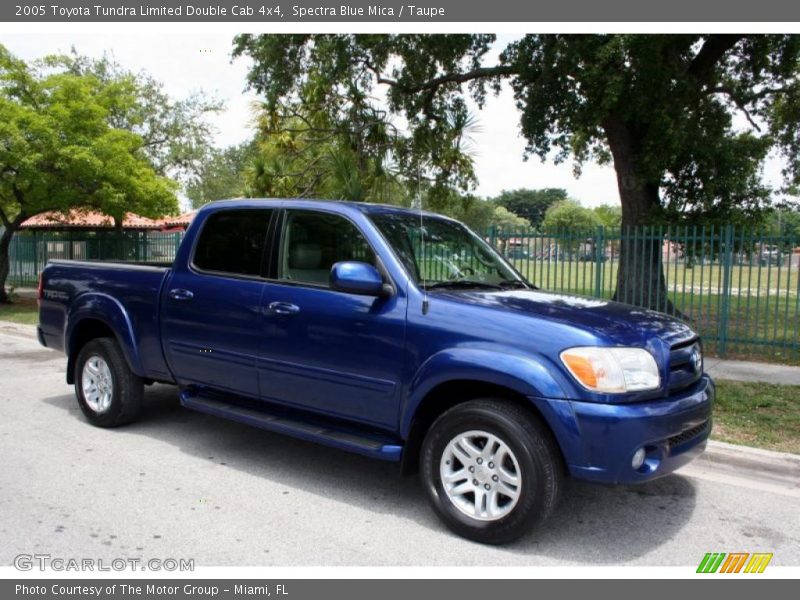 Spectra Blue Mica / Taupe 2005 Toyota Tundra Limited Double Cab 4x4