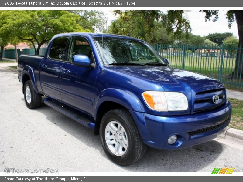 Spectra Blue Mica / Taupe 2005 Toyota Tundra Limited Double Cab 4x4