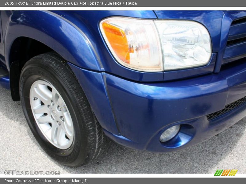Spectra Blue Mica / Taupe 2005 Toyota Tundra Limited Double Cab 4x4