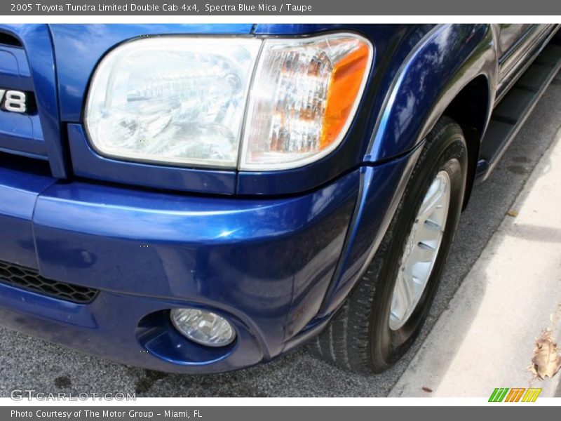 Spectra Blue Mica / Taupe 2005 Toyota Tundra Limited Double Cab 4x4