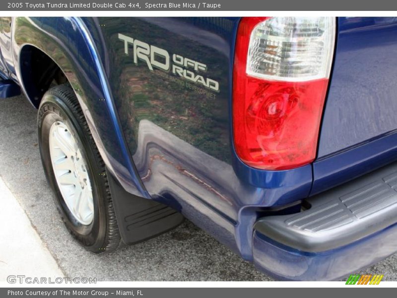 Spectra Blue Mica / Taupe 2005 Toyota Tundra Limited Double Cab 4x4