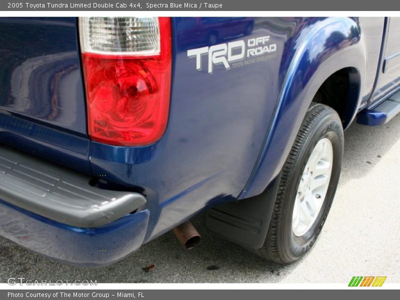 Spectra Blue Mica / Taupe 2005 Toyota Tundra Limited Double Cab 4x4
