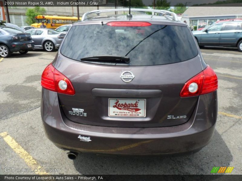 Iridium Graphite / Gray 2009 Nissan Rogue SL AWD