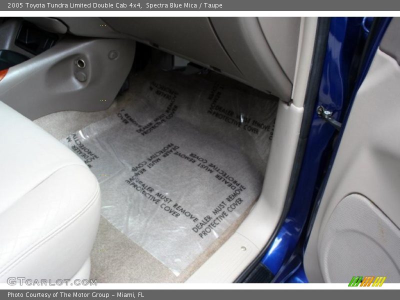 Spectra Blue Mica / Taupe 2005 Toyota Tundra Limited Double Cab 4x4