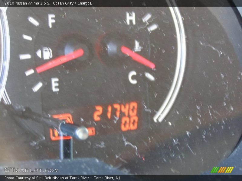 Ocean Gray / Charcoal 2010 Nissan Altima 2.5 S