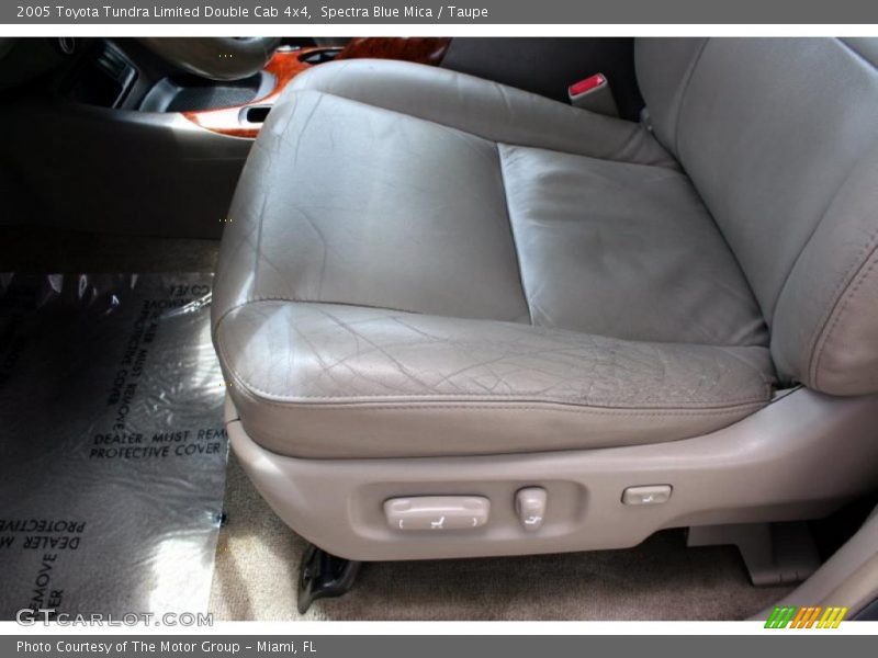 Spectra Blue Mica / Taupe 2005 Toyota Tundra Limited Double Cab 4x4