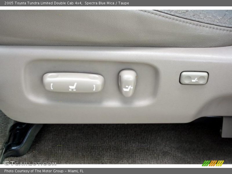 Spectra Blue Mica / Taupe 2005 Toyota Tundra Limited Double Cab 4x4