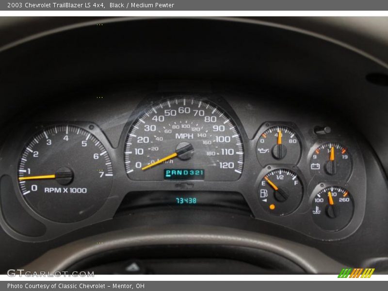 Black / Medium Pewter 2003 Chevrolet TrailBlazer LS 4x4