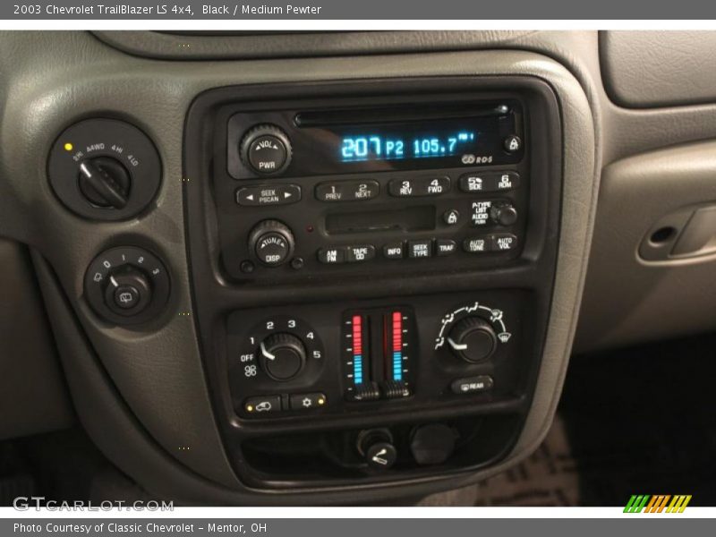 Black / Medium Pewter 2003 Chevrolet TrailBlazer LS 4x4