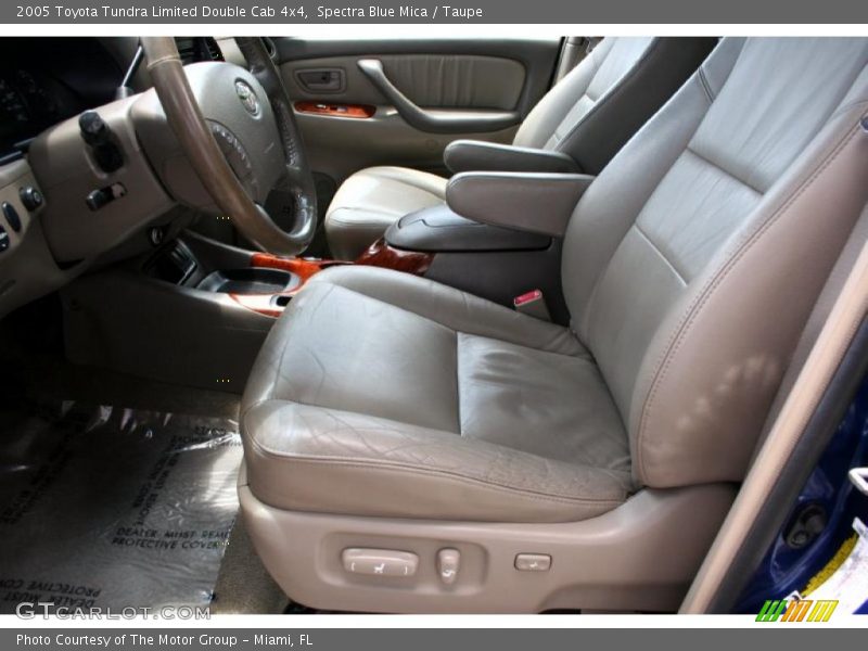 Spectra Blue Mica / Taupe 2005 Toyota Tundra Limited Double Cab 4x4
