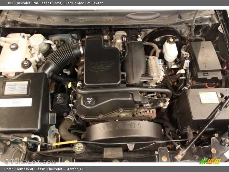 Black / Medium Pewter 2003 Chevrolet TrailBlazer LS 4x4