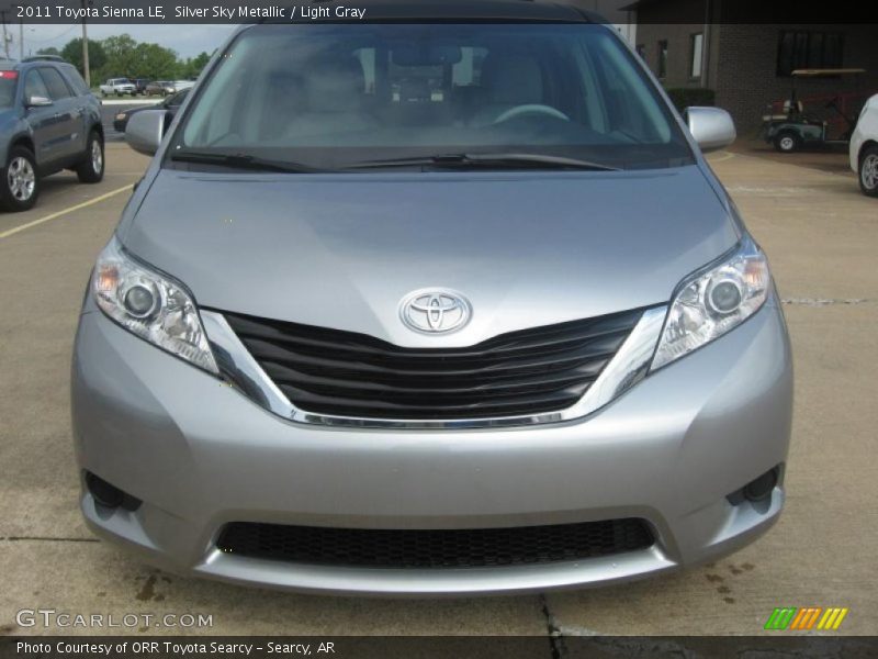 Silver Sky Metallic / Light Gray 2011 Toyota Sienna LE