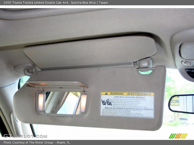 Spectra Blue Mica / Taupe 2005 Toyota Tundra Limited Double Cab 4x4