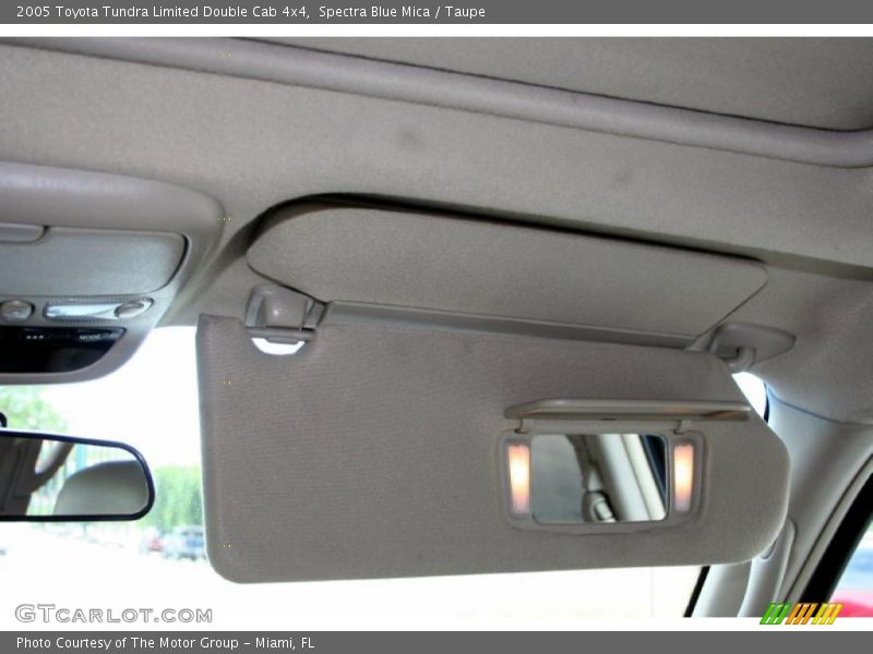 Spectra Blue Mica / Taupe 2005 Toyota Tundra Limited Double Cab 4x4